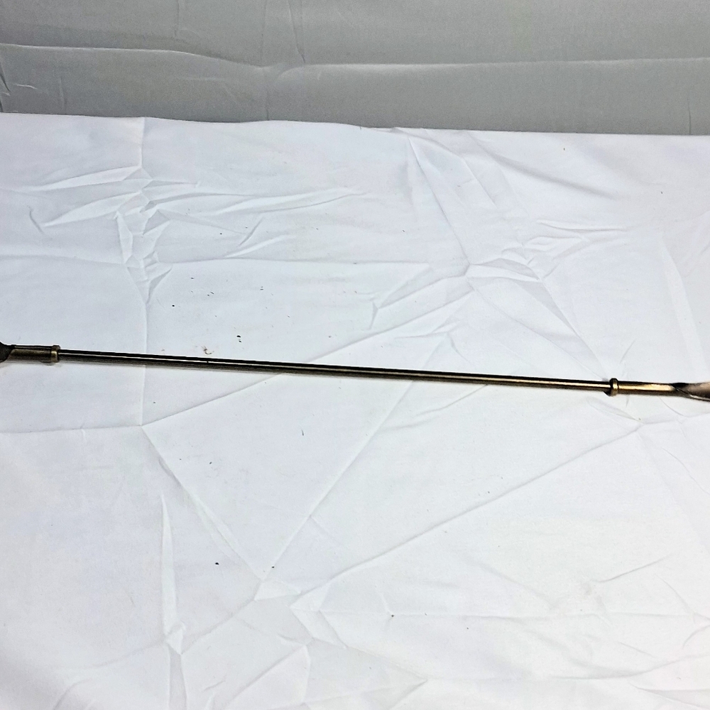Vintage Solid Brass Collectible 22" Long Hand-Shaped Backscratcher and Shoehorn - Picture 6 of 7